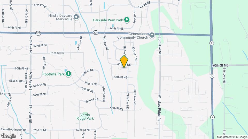 5900 77th Dr NE Map and Location Details