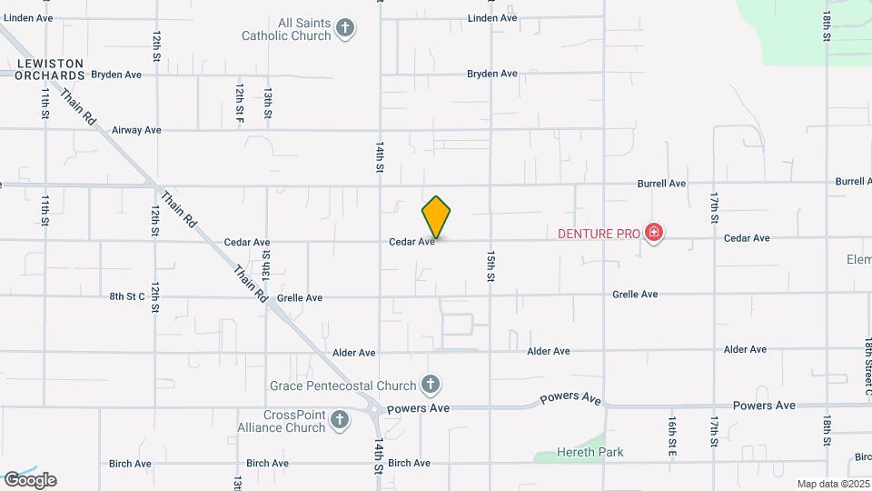 1420 Cedar Ave Map and Location Details