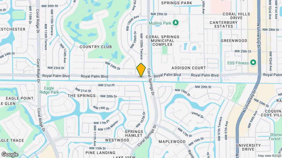 10622 Royal Palm Blvd Map and Location Details