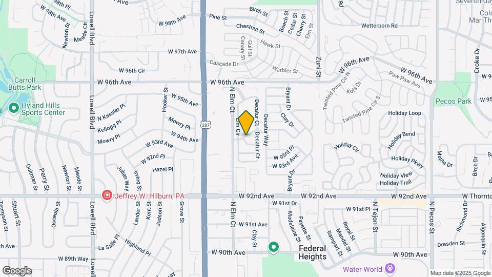 9400 N Elm Ct Map and Location Details