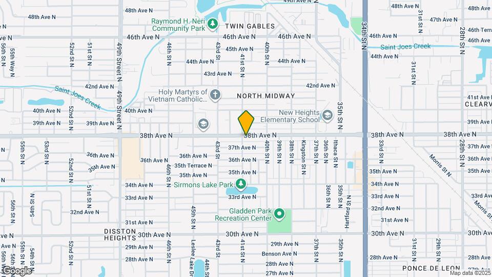 4082 38th Ave N Map and Location Details