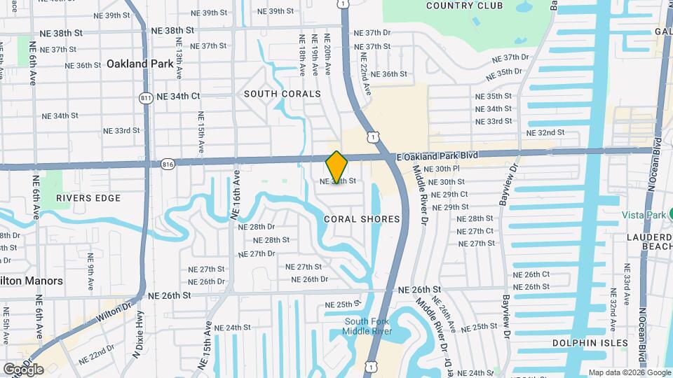 2017 NE 29th Ct Map and Location Details