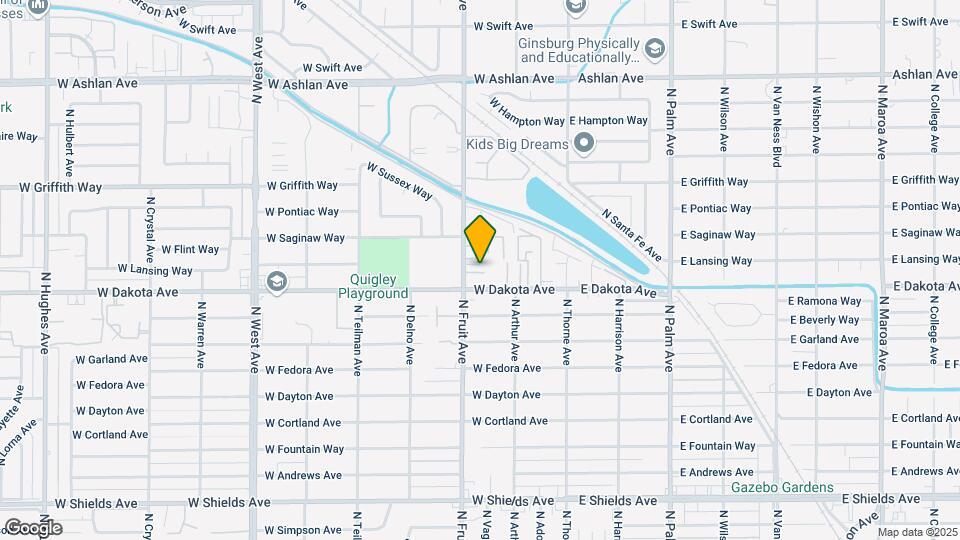 3840 N Fruit Ave Map and Location Details