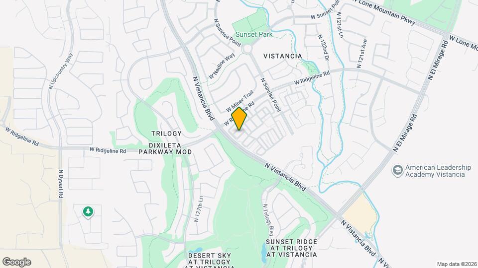 12574 W Gentle Rain Rd Map and Location Details