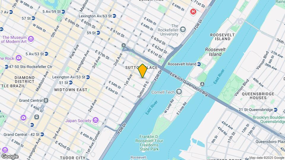 444 E 57th St Mapa y Detalles de la Ubicación