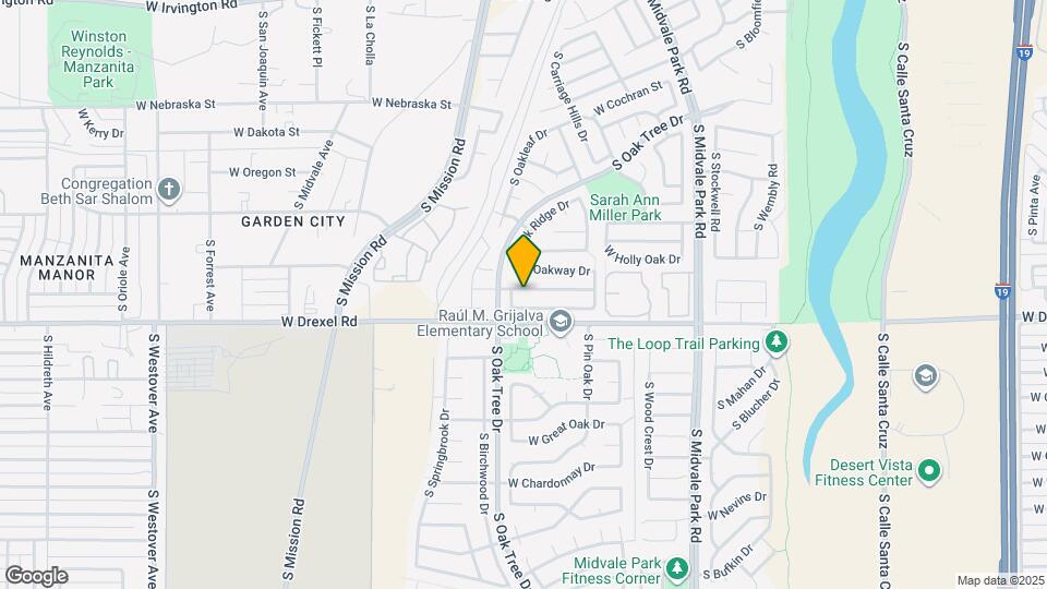 1851 W Mountain Oak Ln Map and Location Details