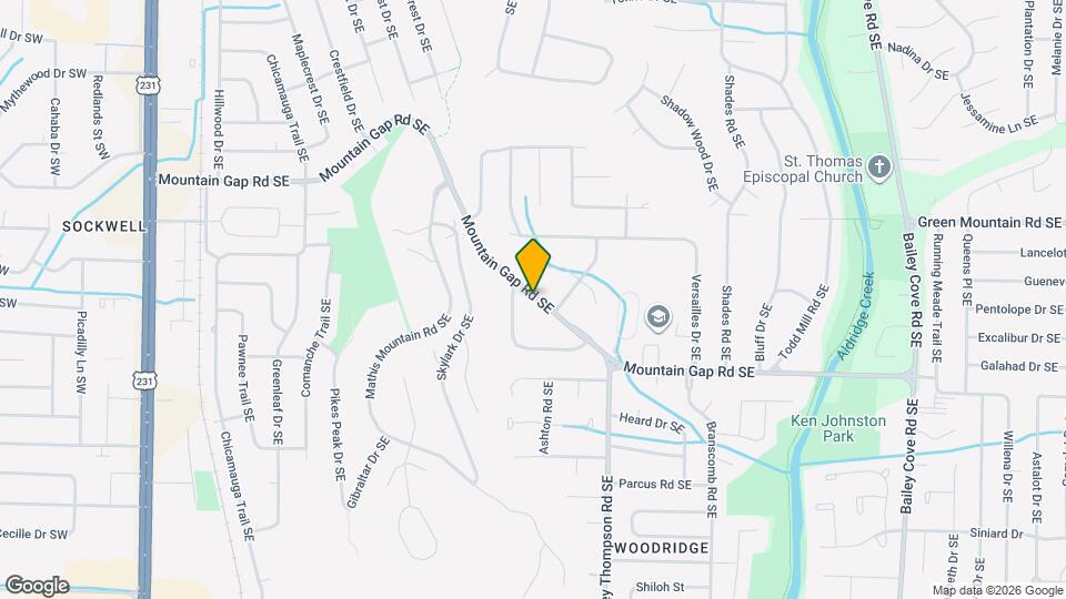 710 Mountain Gap Rd SE Map and Location Details