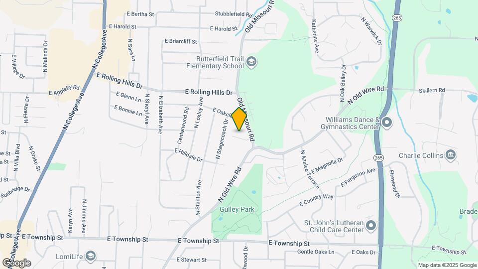 1960 Wilkins Pl Map and Location Details