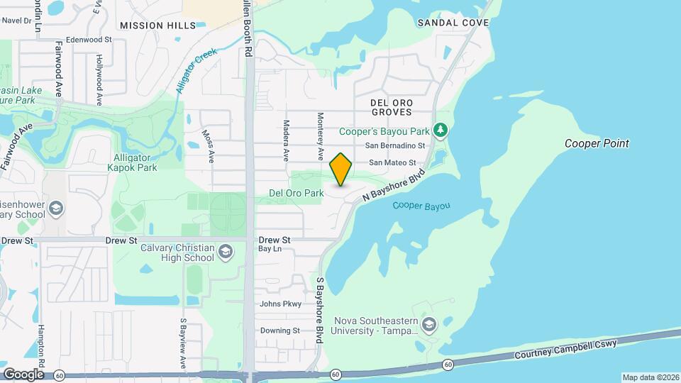 400 N Bayshore Blvd Mapa y Detalles de la Ubicación
