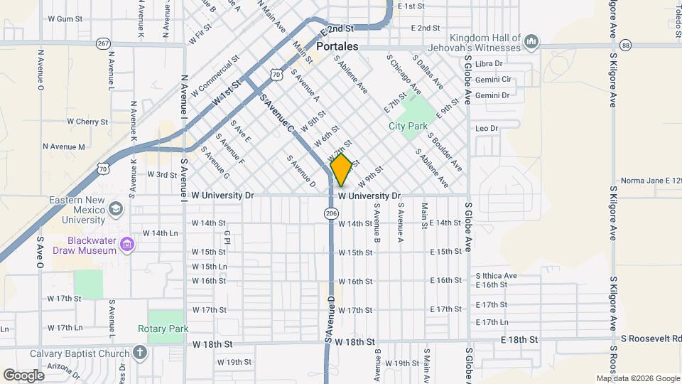 412 W University Dr Map and Location Details