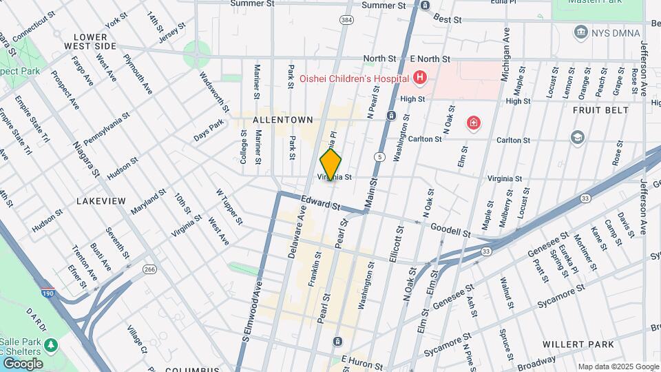 408 Franklin St Map and Location Details