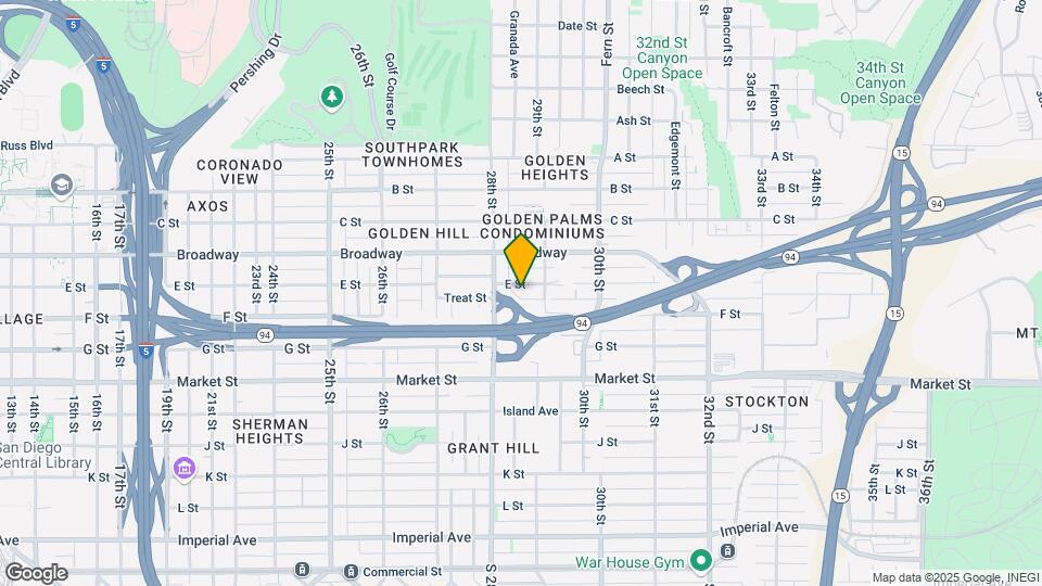 2849 E St Map and Location Details