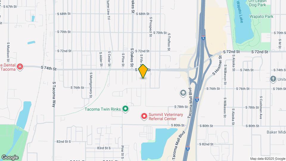 7431 S Fife St Map and Location Details