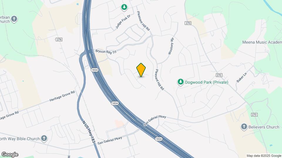 612 Lindheimer Ln Mapa y Detalles de la Ubicación