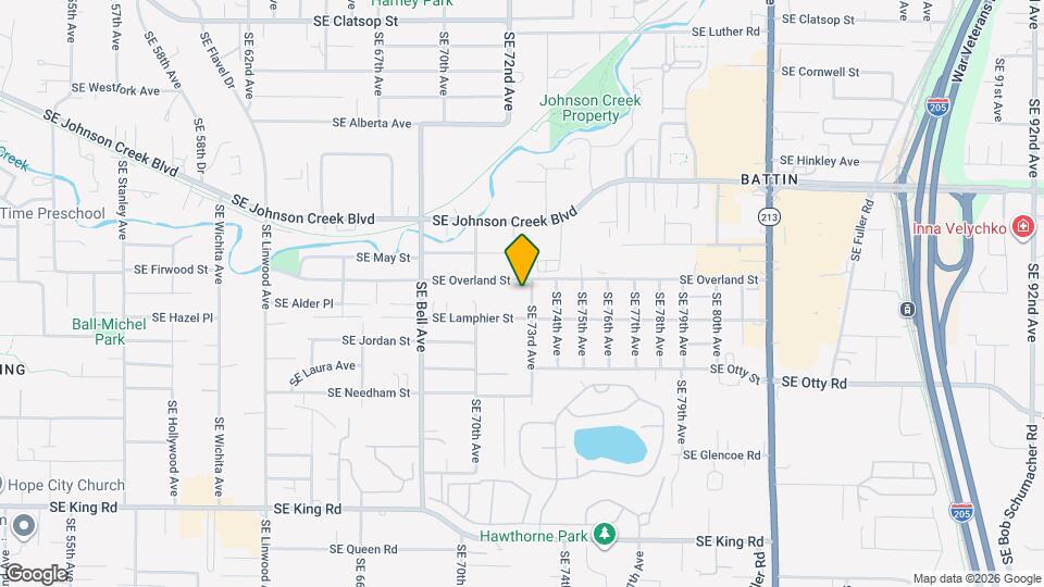 9527 SE 73rd Ave Map and Location Details