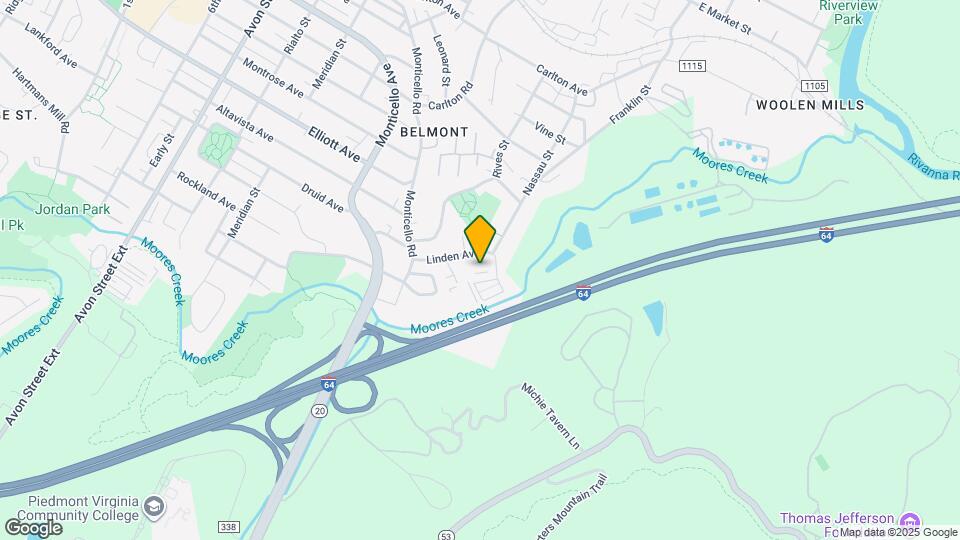 1013 Linden Ave, Unit R Mapa y Detalles de la Ubicación