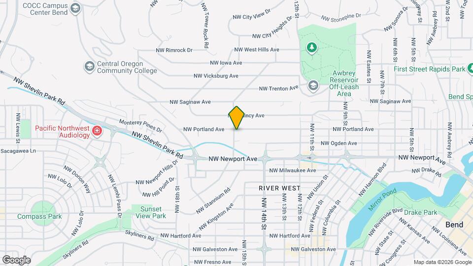 1544 NW Juniper St Map and Location Details