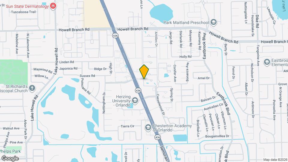 2304 Inagua Way Map and Location Details