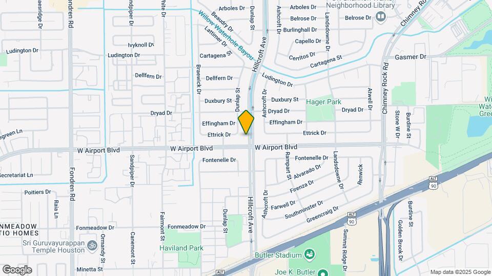 12218 Hillcroft St Map and Location Details