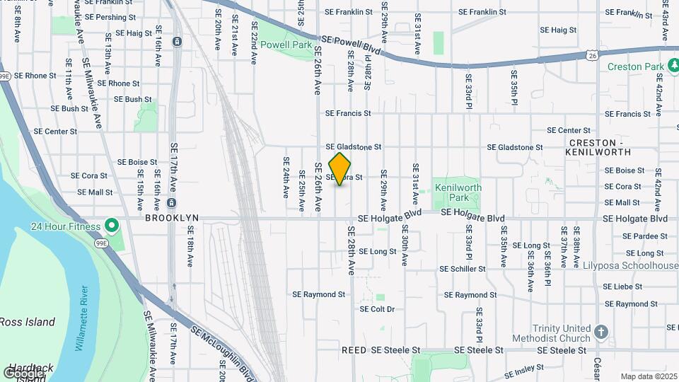 4342 SE 27th Ave Map and Location Details
