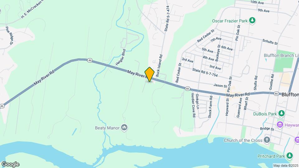 1124 May River Rd Map and Location Details