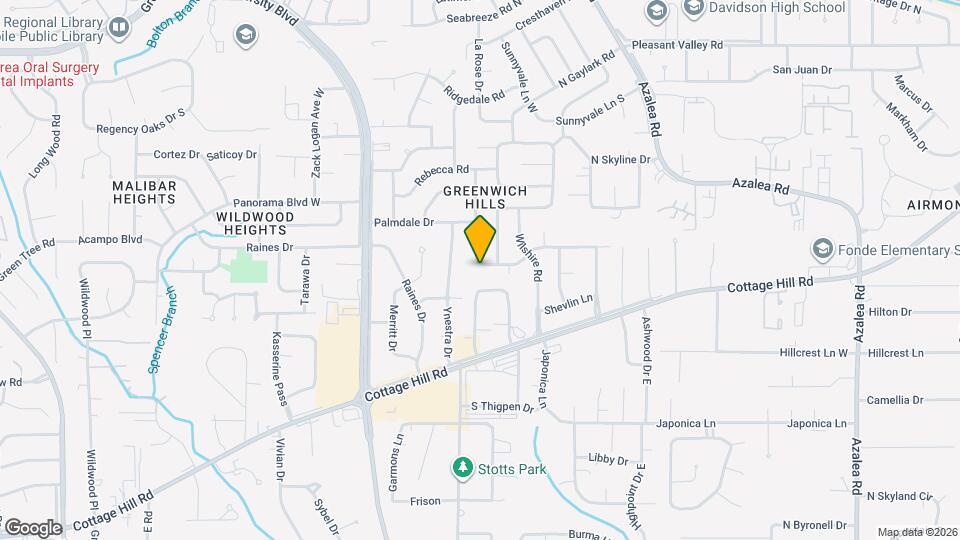 4077 S Lancewood Dr Map and Location Details