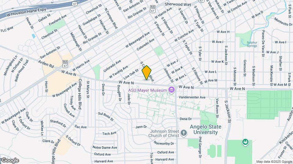 2632 W Ave N Mapa y Detalles de la Ubicación
