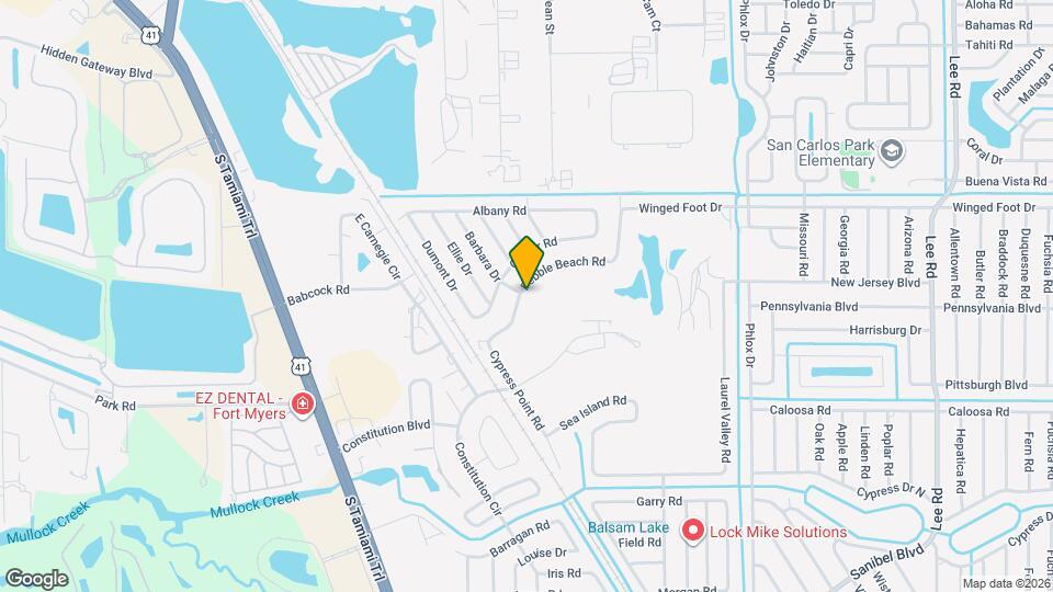 7328 Pebble Beach Rd Map and Location Details