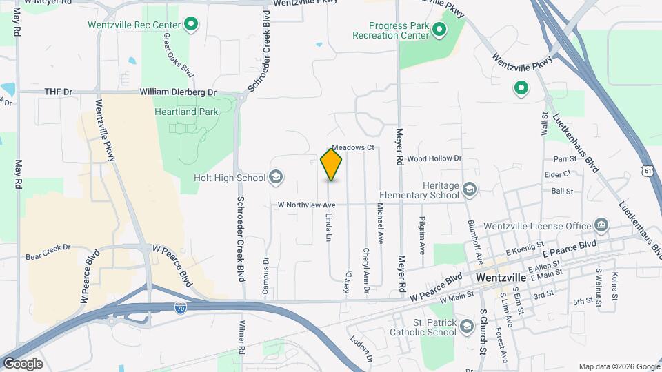 608 Linda Ln Map and Location Details