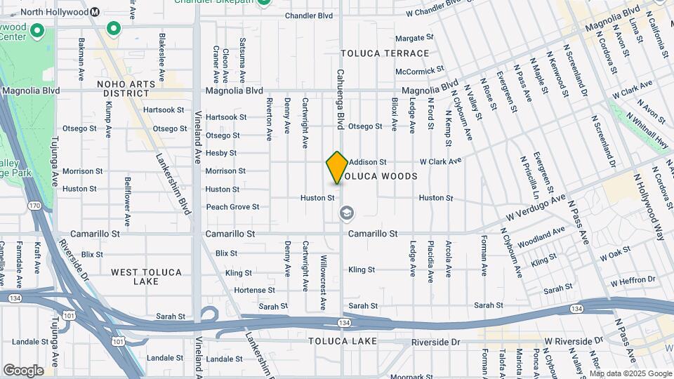 4913 - 4915 Cahuenga Blvd, North Hollywood Mapa y Detalles de la Ubicación