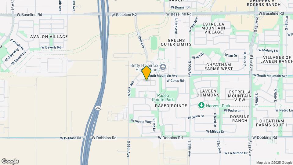 8449 S 59th Ave Map and Location Details