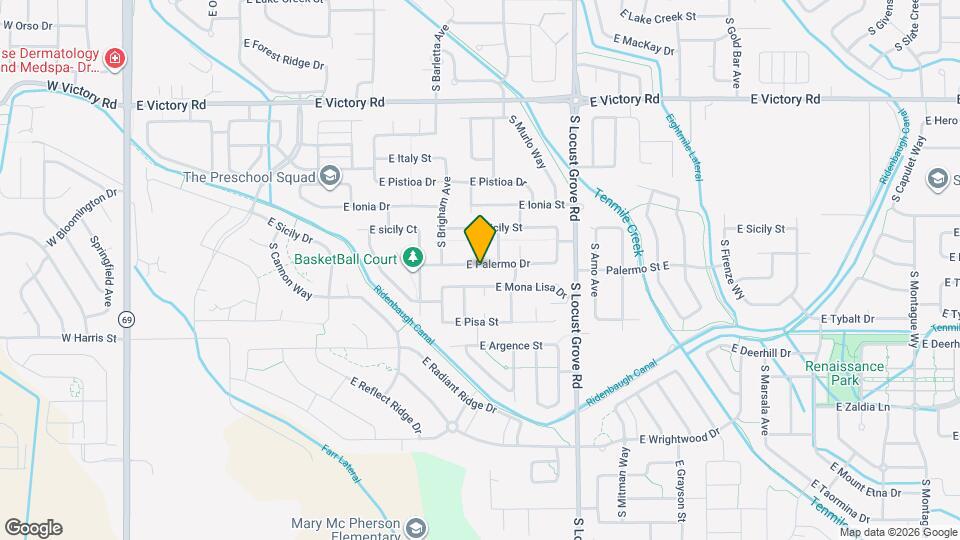 1251 E Palermo St Map and Location Details
