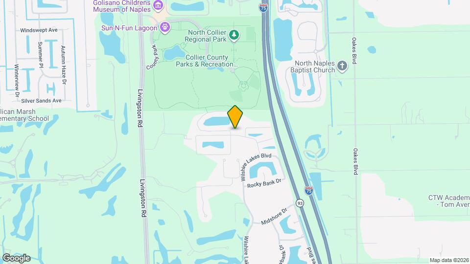 6210 Wilshire Pines Cir Map and Location Details