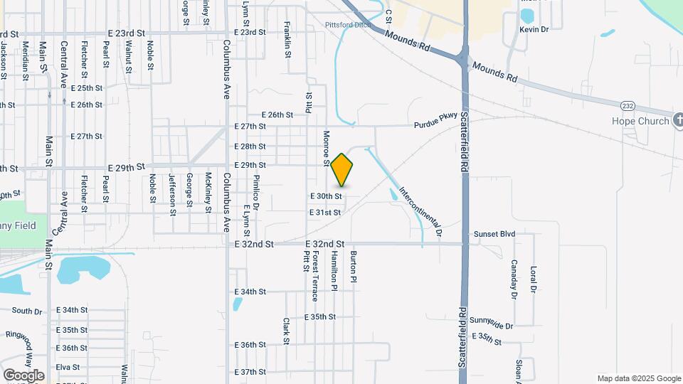 1514 E 30th St Map and Location Details