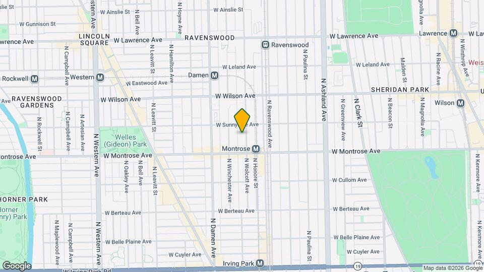 4436 N Wolcott Ave, Unit J04P Map and Location Details