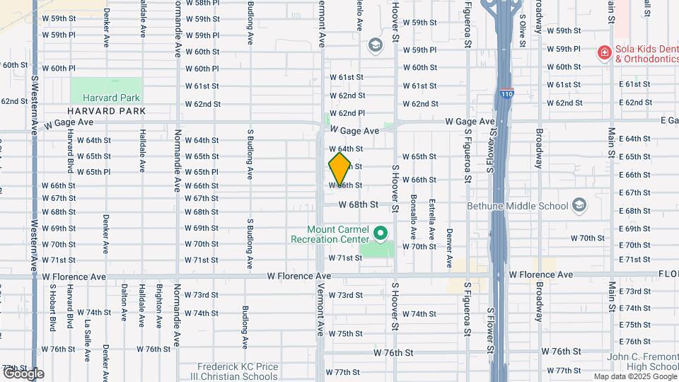 932 W 66th St Map and Location Details