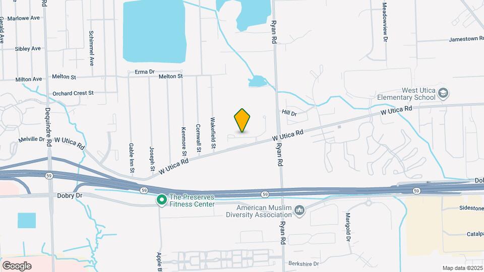3611 Eagle Creek Dr Map and Location Details