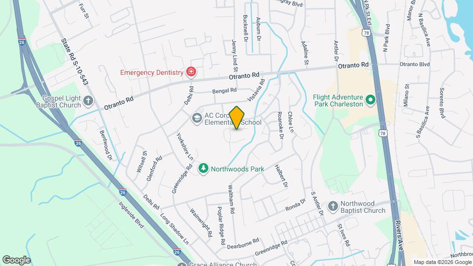 8557 S Waccamaw Ct Map and Location Details