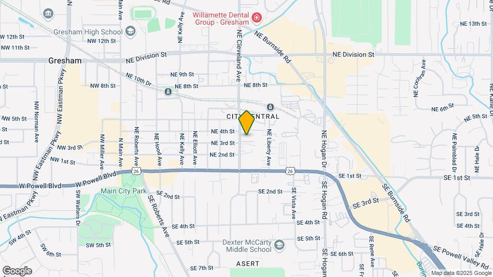340 NE Cleveland Ave Map and Location Details