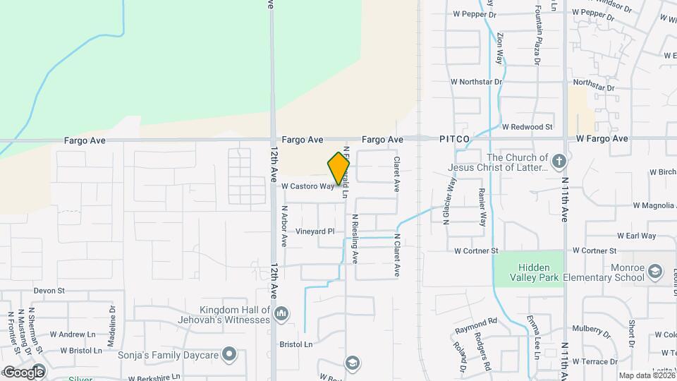 1519 W Castoro Way Map and Location Details
