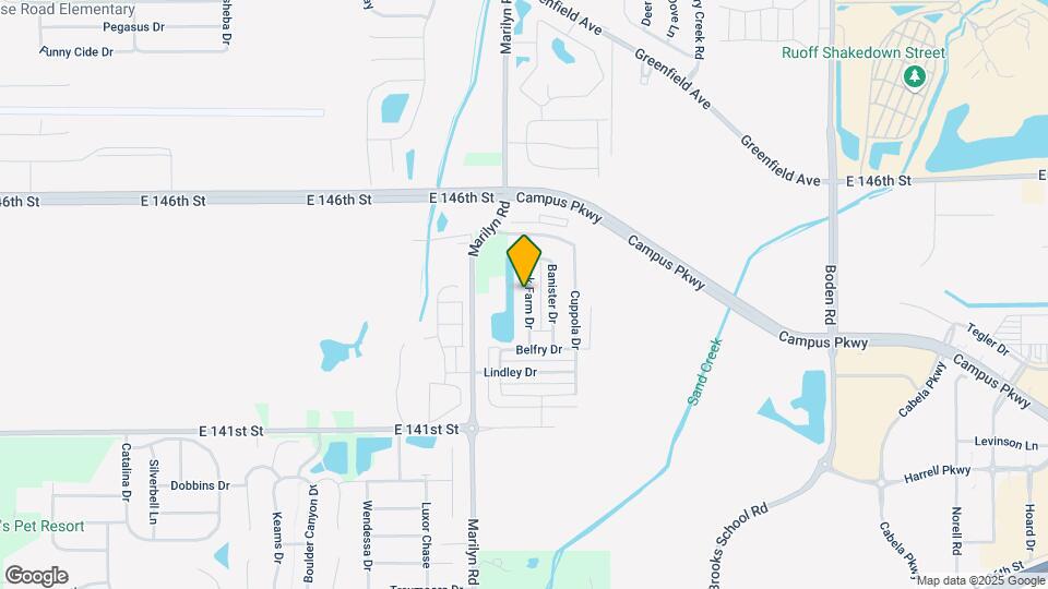 14379 Black Farm Dr Map and Location Details