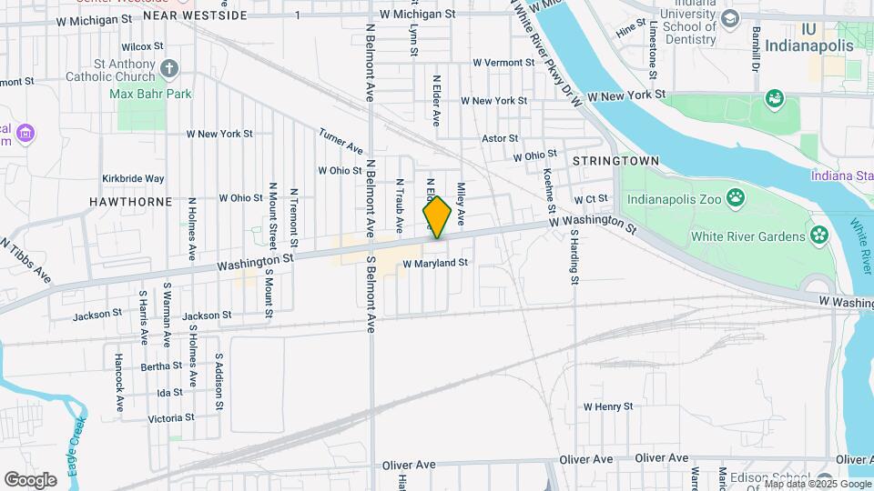 1833 W Washington St Map and Location Details