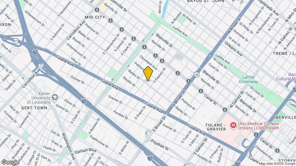 3025 Banks St Map and Location Details