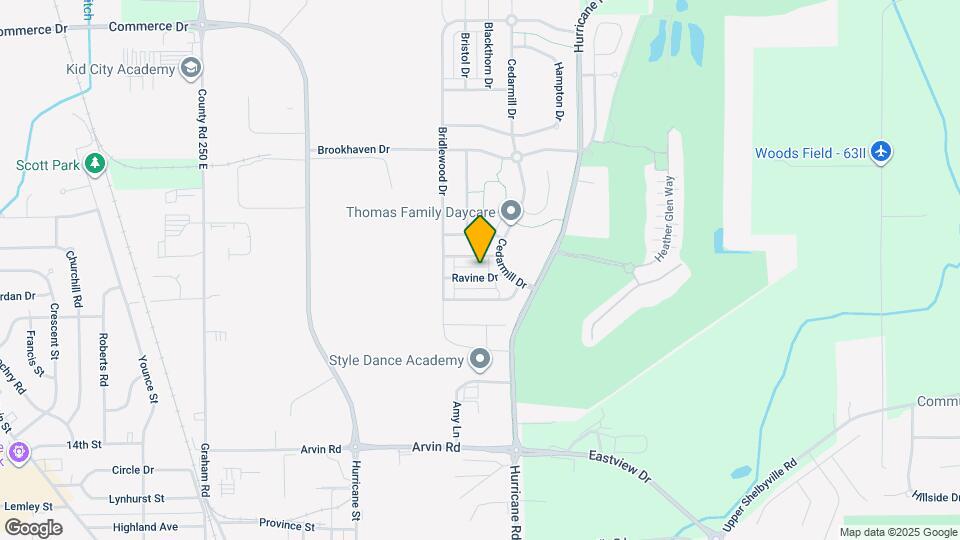 952 Ravine Dr Map and Location Details