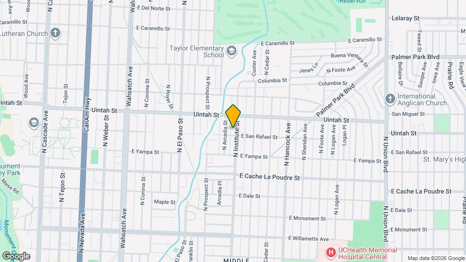 1108 N Institute St Map and Location Details