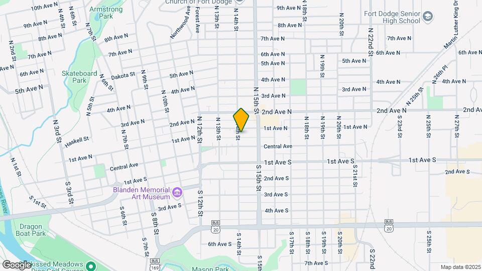 21 N 14th St Map and Location Details