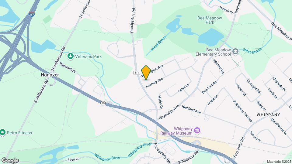 114 Parsippany Rd Mapa y Detalles de la Ubicación