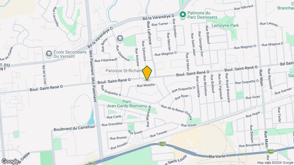 412 Rue Murphy Map and Location Details