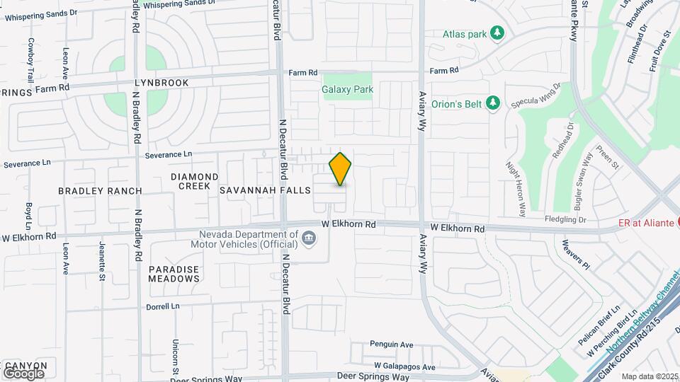 7226 N Decatur Blvd Map and Location Details