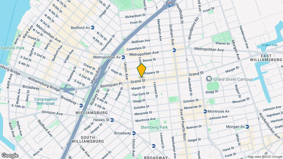 559 Grand St Map and Location Details